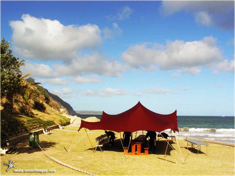 Tent supplied and erected by Legends